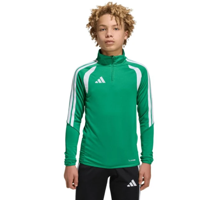 Dětská mikina adidas Tiro 26 League Training Top zeleno-bílá JY7160