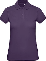 B&C Inspire Polo /women_° Dámské piqué polo z bio bavlny 01.0440 radiant purple