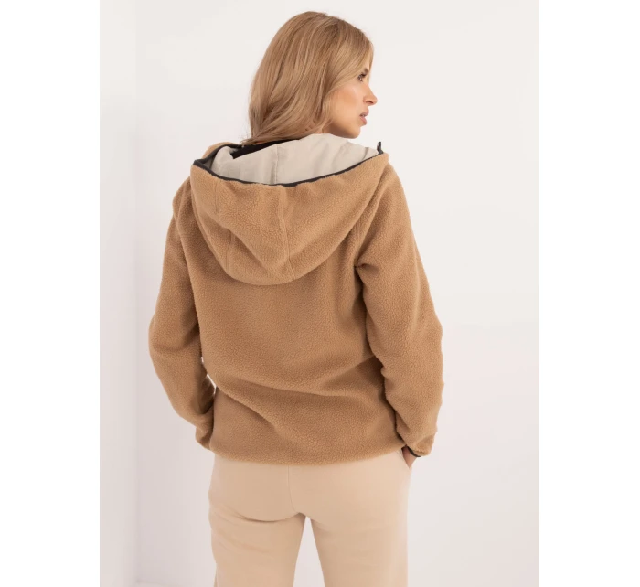 Mikina D20001M02671A2 světle hnědá