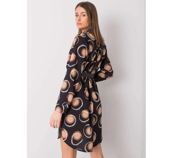 Šaty DHJ SK model 17355679 černá a béžová - FPrice