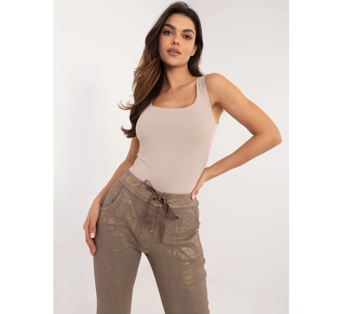 Kalhoty DHJ SP model 20590184 tmavě lila - FPrice Kalhoty DHJ SP model 20590184 tmavě lila - FPrice