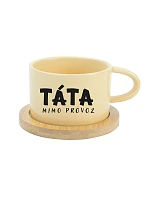 TÁTA MIMO PROVOZ - žlutý hrníček makronka 200 ml