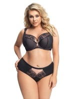 Polovyztužená dámská podprsenka  Černá model 16104704 - Gorsenia