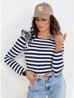 Dámská pruhovaná halenka MORAS navy blue FashionStreet RY2348