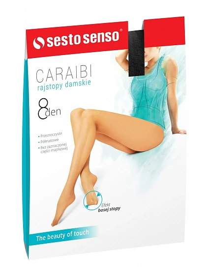 Dámské punčochové kalhoty Sesto Viva model 6991559 8 den 5XL - Sesto Senso Dámské punčochové kalhoty Sesto Viva model 6991559 8 den 5XL - Sesto Senso