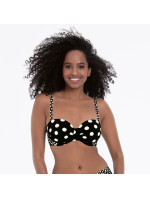 Style Catalina Top Bikini - horní díl 8800-1 černobílá - RosaFaia