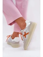 Dámské nízké sportovní boty – stříbrné Zelevelis Dámské nízké sportovní boty – stříbrné Zelevelis