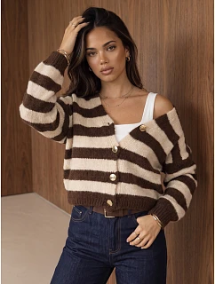 Kardigan damski oversize w model 22404915 - FashionStreet