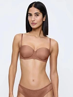 Dámská podprsenka Signature Sheer WDP - BROWN - hnědá 6901 - Triumph