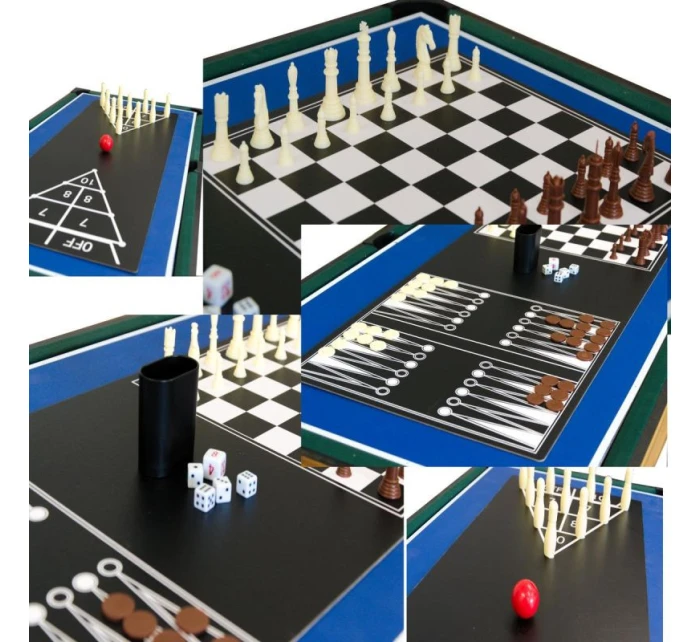 VÍCEHRAJÍCÍ STŮL 9W1 121x61x80 cm