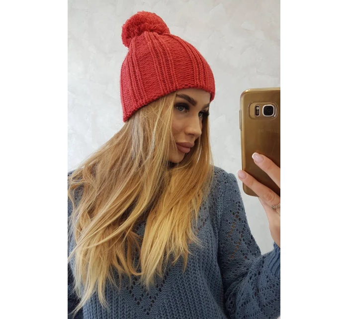 Fleecová čepice Idalia K284 červená