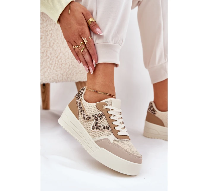 Dámské Sportovní Boty Na Platformě Panther Khaki Lorori Dámské Sportovní Boty Na Platformě Panther Khaki Lorori