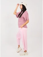 Kalhoty MI SP P6224.71 světle růžové