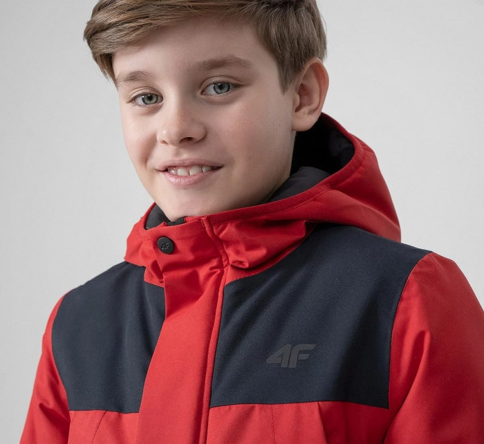 Dětská bunda 4F J4Z21-JKUM201 červená