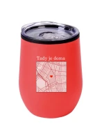Personalizovaný termohrnek "bowl" s mapou Personalizovaný termohrnek "bowl" s mapou