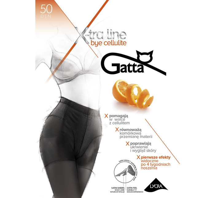 Dámské punčochové kalhoty Gatta Bye Cellulite 50 den 5-XL