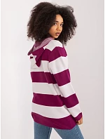Sweter PM SW model 22217549 fioletowy - FPrice Sweter PM SW model 22217549 fioletowy - FPrice