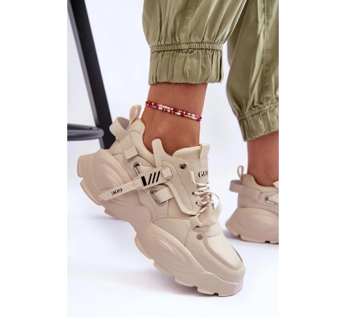 Sportovní tenisky GOE béžové