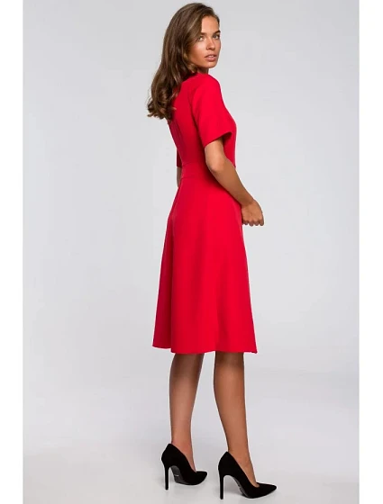 Dámské šaty model 21202098 Červená - STYLOVE