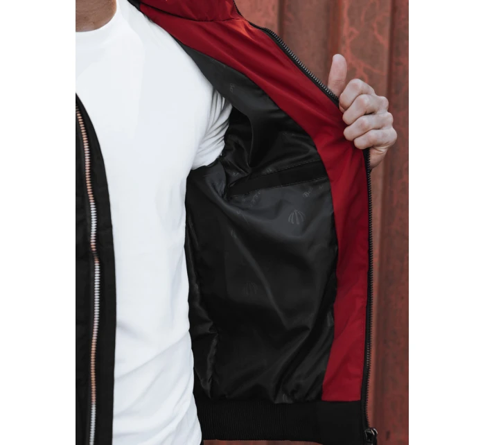 Pánská prošívaná zimní bunda s kapucí černá Dstreet model 21980290 - FashionStreet Pánská prošívaná zimní bunda s kapucí černá Dstreet model 21980290 - FashionStreet