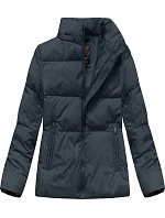 ZIMOWA KRÓTKA PIKOWANA KURTKA DAMSKA GRANATOWA model 21242149 - Libland ZIMOWA KRÓTKA PIKOWANA KURTKA DAMSKA GRANATOWA model 21242149 - Libland