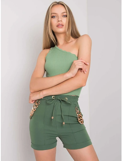 Šortky DHJ SN model 16738506 khaki - FPrice