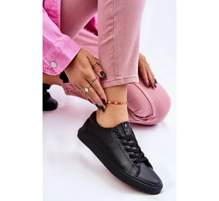 Dámské klasické kožené tenisky Černé Misima Dámské klasické kožené tenisky Černé Misima