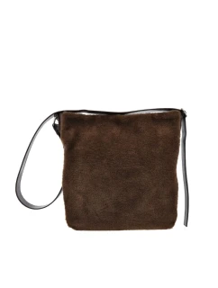Kožešinová Kabelka Big Star OO574035 Hnědá