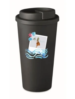 Personalizovaný cestovní termohrnek s polaroidem z dovolené