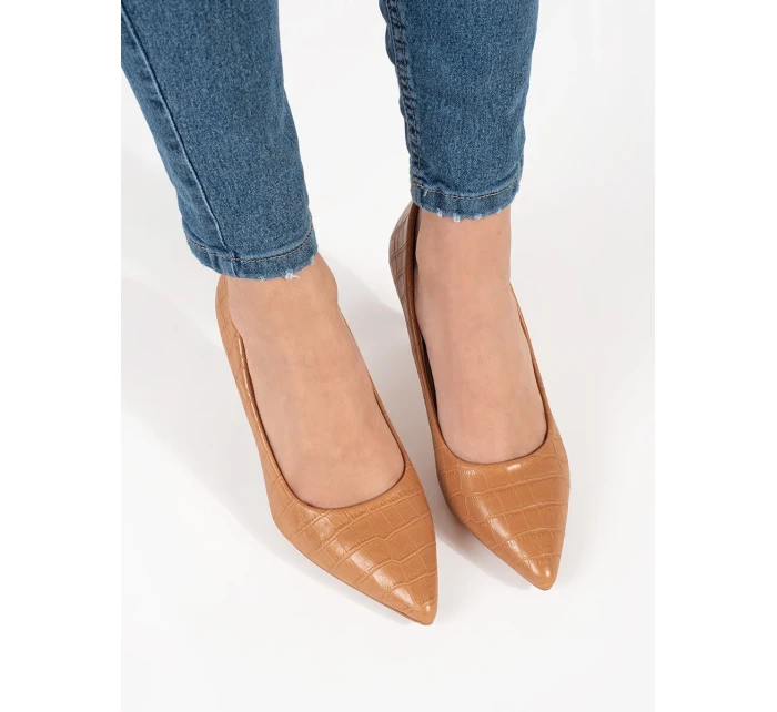 Pěkné   lodičky dámské na jehlovém podpatku