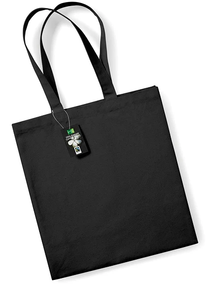 W Fairtrade klasická bavlněná nákupní taška 50.0 black model 22518548 - Westford Mill W Fairtrade klasická bavlněná nákupní taška 50.0 black model 22518548 - Westford Mill