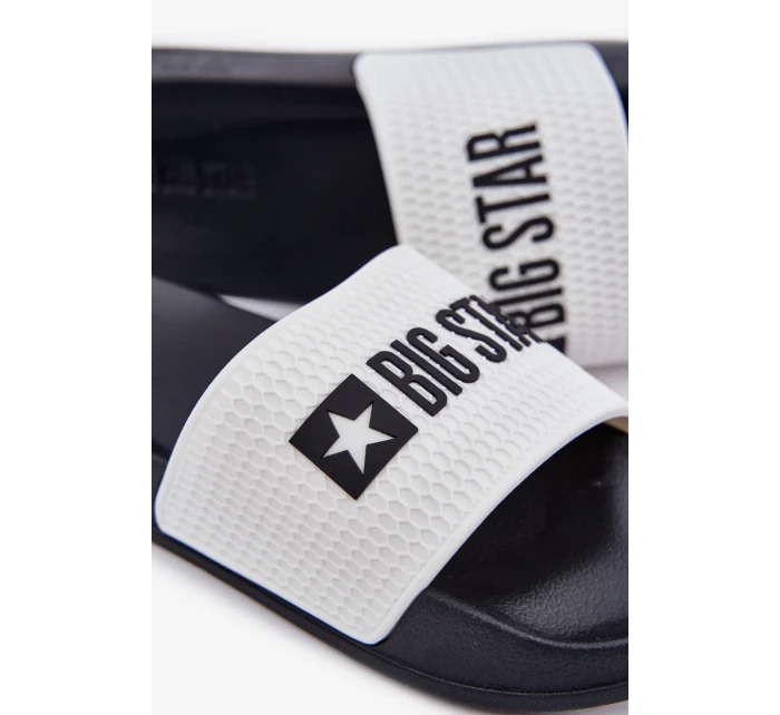 Pánské pantofle Big Star – bílé