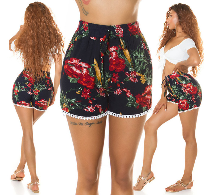 Trendy Highwaist Summer Shorts with pockets