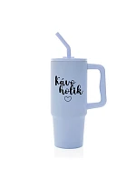 KÁVOHOLIK - světle modrý cestovní termohrnek 900 ml KÁVOHOLIK - světle modrý cestovní termohrnek 900 ml