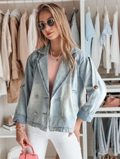Dámská oversize džínová bunda OVERSOLI modrá FashionStreet TY4904