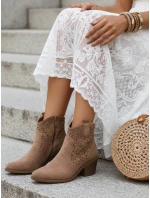 Dámské boty coffee FashionStreet ZY1355