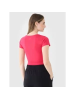 Dámské hladké tričko 4F 4FRSS25TTSHF2695-54S Dámské hladké tričko 4F 4FRSS25TTSHF2695-54S