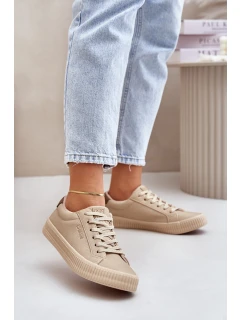 Zateplené Dámské Tenisky Big Star model 21676078 Béžové - Big Star Shoes