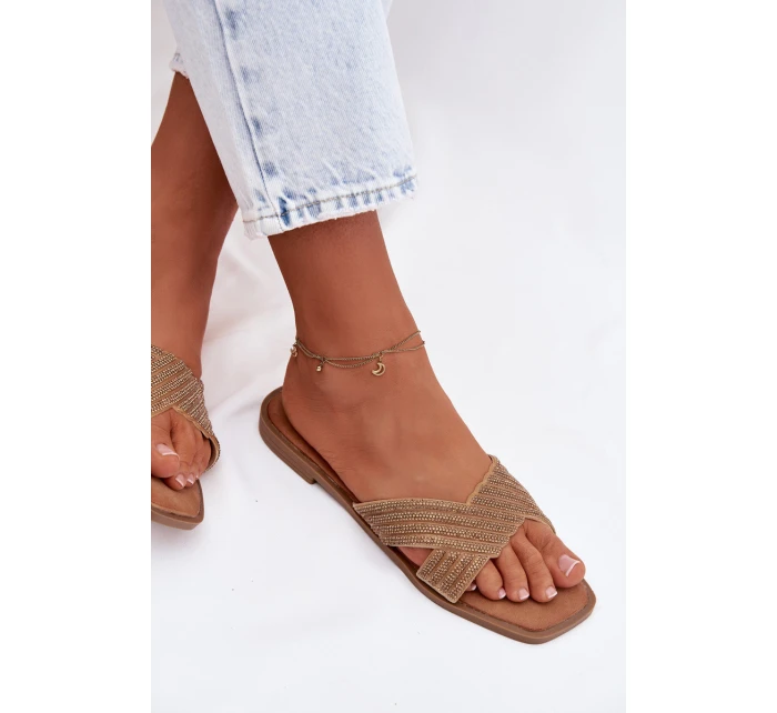 Dámské ploché žluté pantofle Zinnia Dámské ploché žluté pantofle Zinnia