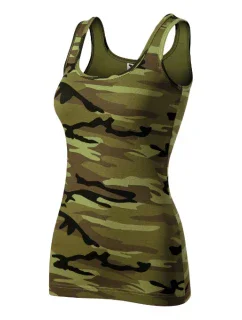 Camo Triumph tílko dámské camouflage green