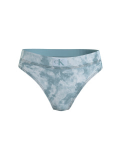 Dámské plavkové kalhotky KW0KW02124 0GY modrá - Calvin Klein