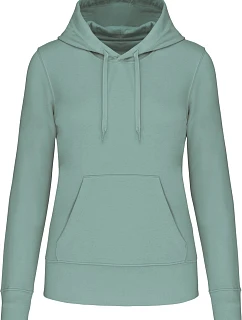 Kariban K 4028 Dámská eco-friendly mikina s kapucí 20.4028 sage