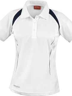 S Dámské piqué polo 29. white/navy model 22426337 - Spiro
