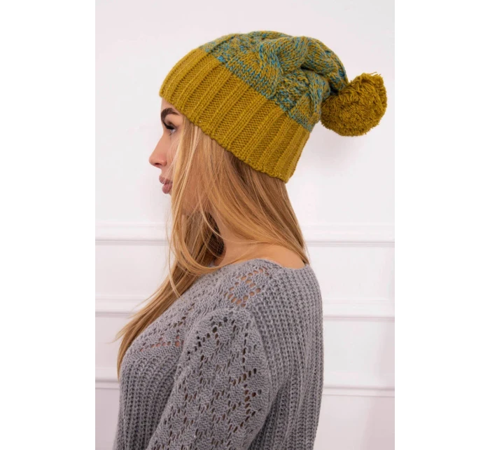 Paris fleecová čepice K213 kiwi+turquoise Paris fleecová čepice K213 kiwi+turquoise