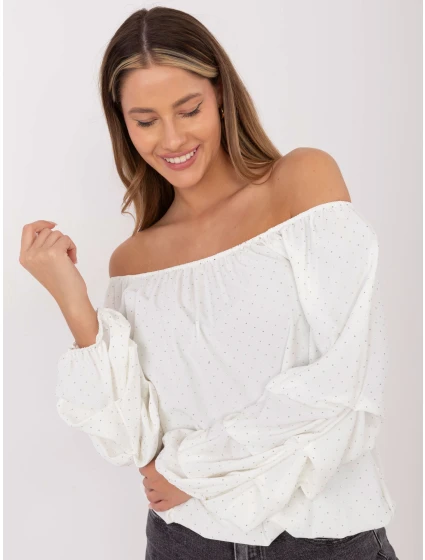 Bluzka MI BZ model 21786391 ecru - FPrice Bluzka MI BZ model 21786391 ecru - FPrice