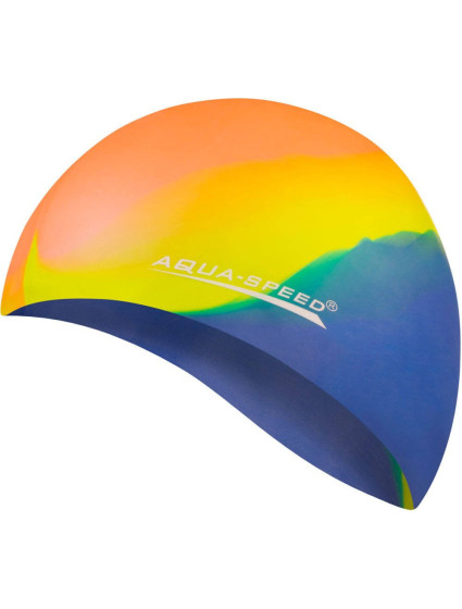 AQUA SPEED Plavecké čepice Bunt Multicolour Pattern 48