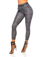 Sexy Highwaist Thermo Pants with Belt