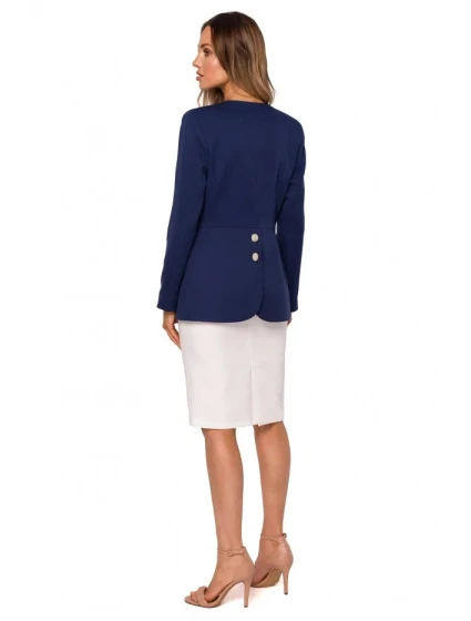 plášť  tmavě modrý  model 21728681 - Moe