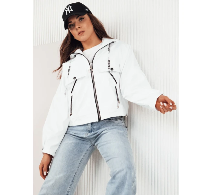 Dámská přechodová bunda FERTI bílá FashionStreet TY4303