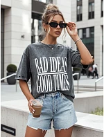 Dámské tričko s potiskem HAYATOUS graphite FashionStreet RY2637